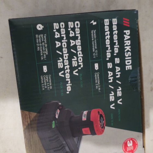 Parkside battery with charger, new