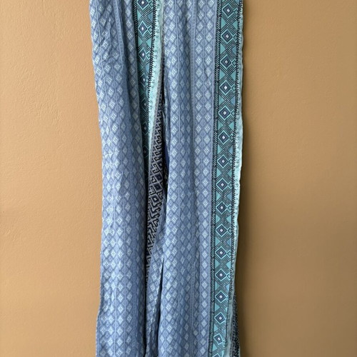 Ethnic wide leg pants multicolor, like new, Pull & Bear