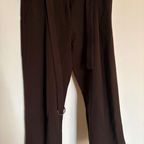 Brown 3/4 pants with detachable belt XS like new