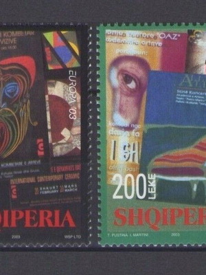 ALBANIA EUROPA CEPT 2003 SET MNH