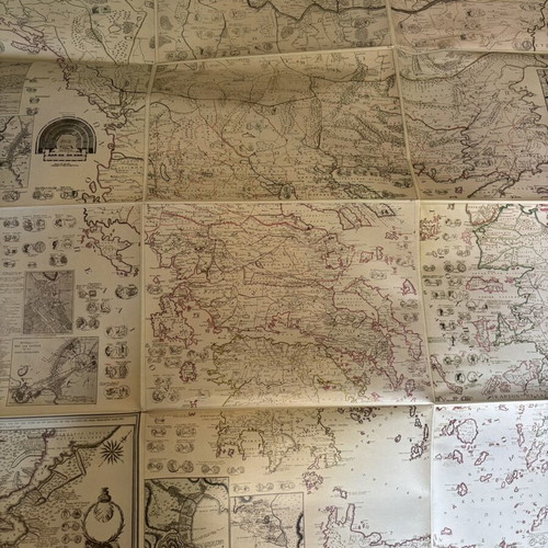 Greek Book 1476-1830 used, hardcover with Rigas map