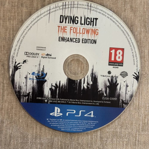 Dying Light The Following Enhanced Edition PlayStation 4 used