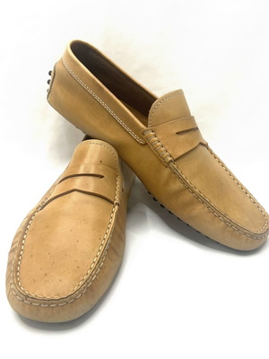 Tod's σκαρπίνια μπεζ δερμάτινα μεταχειρισμένα gommino