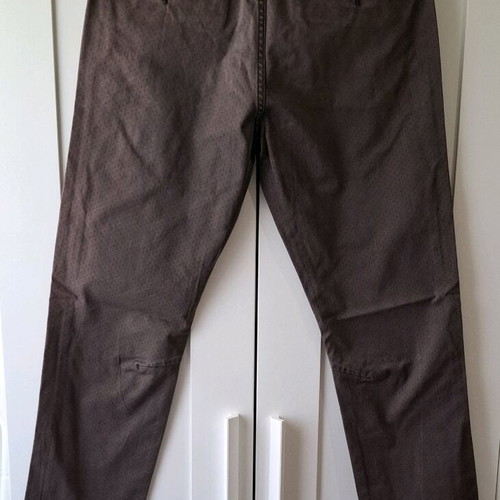Dstrezzed men's fabric pants used, autumn-winter, dark brown, size L