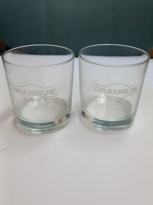 Drambuie Glasses pack of two new