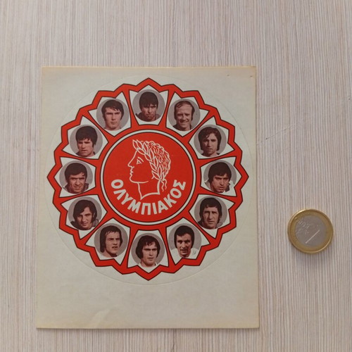 Olympiakos Sticker new, early 70s team