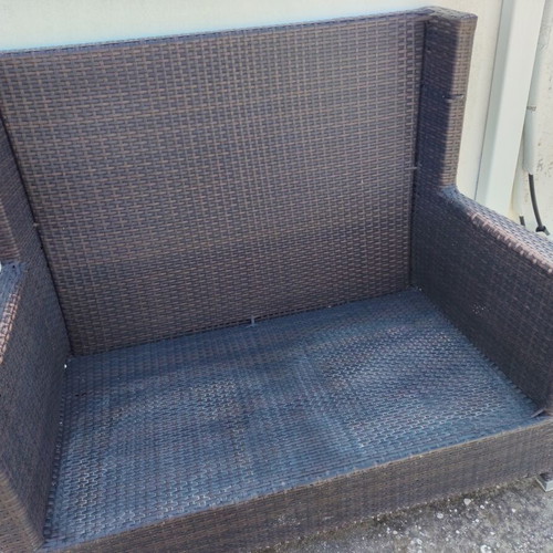 Bamboo-style sofa for balcony or veranda