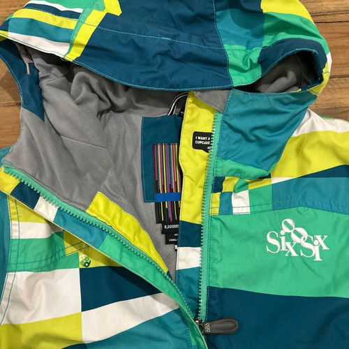 Mountain jacket used, colorful, size M