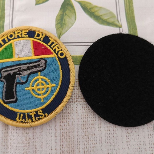Embroidered police patches new, set of 3 from USA, Italy & France