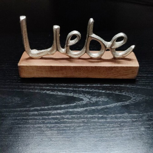 Handmade Liebe decorative piece new, modern minimal