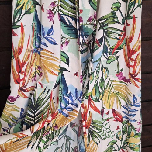 Mango Floral Tropical Print Maxi Dress like new
