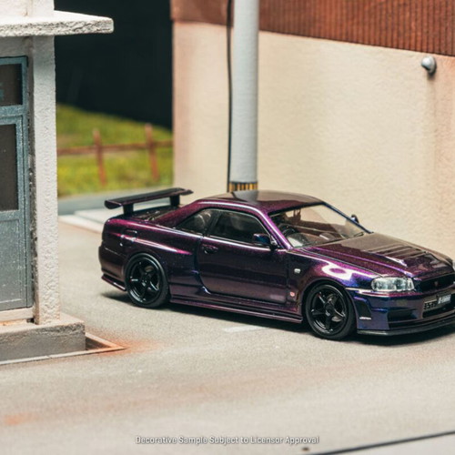 Tarmac x Ignition Model Nissan NISMO Skyline R34 Z-Tune μωβ μεταλλικό νέο