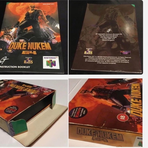 Nintendo 64 Duke Nukem 64 game PAL-UK English version, new