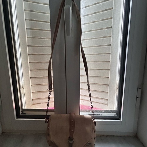 Elizabeth George crossbody bag beige used, summer style