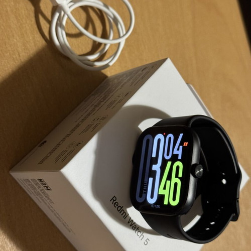Xiaomi Redmi Watch 5 Aluminium 48mm like new, waterproof with heart rate monitor