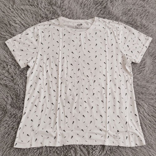Pull & Bear white T-shirt used with all-over print XL