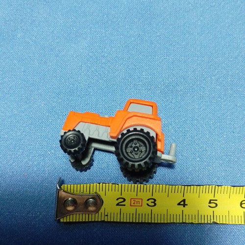 Kinder toy pack of 3: tractor, loader, tricycle