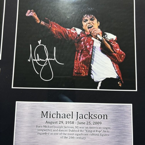 Michael Jackson Multi-Photo Signed A3 Poster new