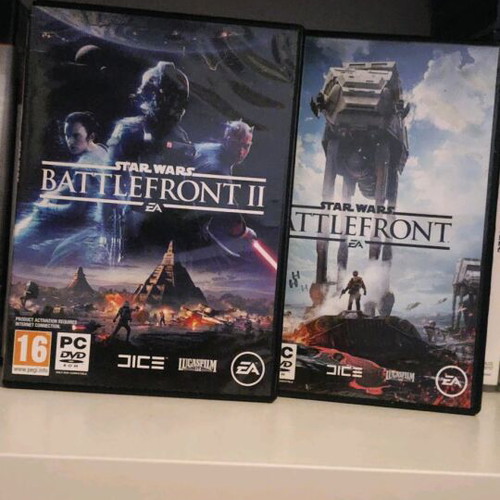 Star Wars Battlefront 1 and 2 PC like new, for collection only