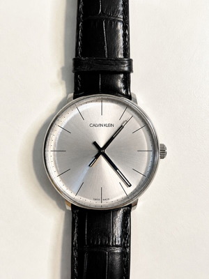 Calvin Klein watch, like new, black and white