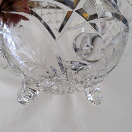 Vintage decorative tripod bowl used