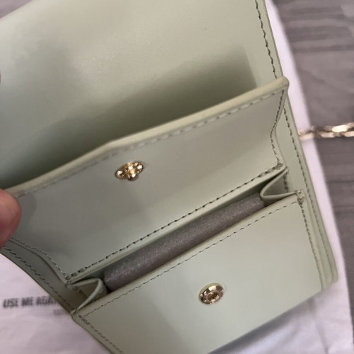 Patrizia Pepe women's crossbody bag, mint green leather