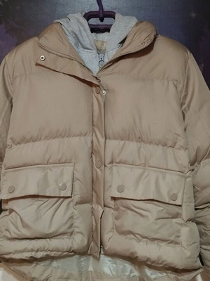 Μπουφάν μπεζ καινούργιο μέγεθος L