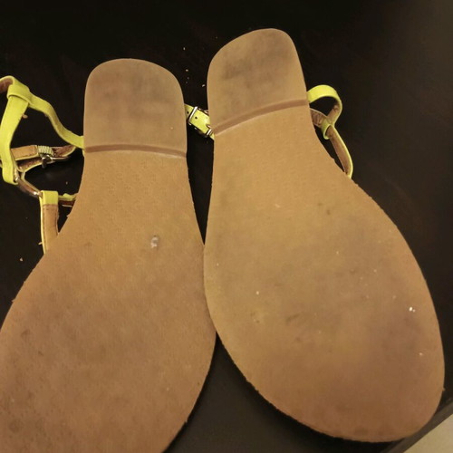 Antonio Melani sandals Italian No40 like new, green