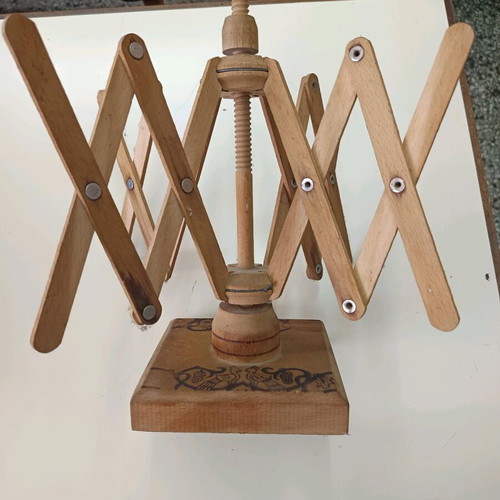 Traditional wooden yarn swift used, good condition