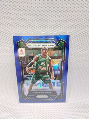 Κάρτα 2023-24 Euroleague Prizm Kendrick Nunn blue ice αριθμημένη σαν καινούργια