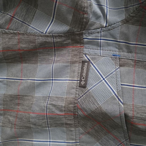 Columbia shirt, grey, size M