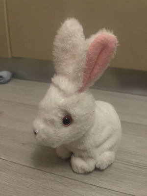 Plush Bunny used that walks and makes sounds