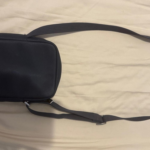 Lacoste crossbody bag, dark blue