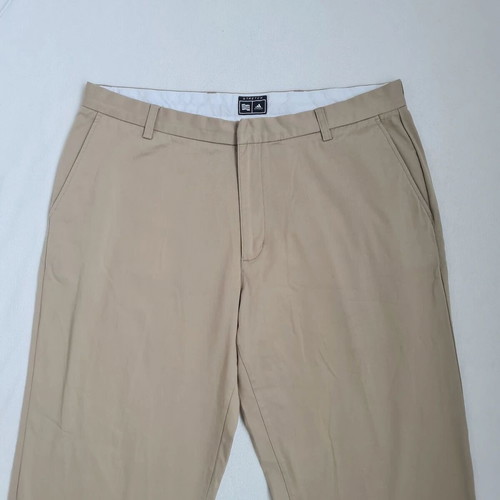 Adidas men's vintage chino pants size W38 L32 cotton stretch like new beige