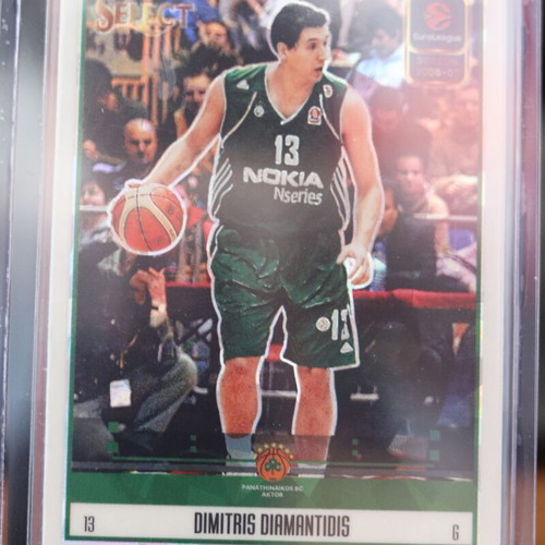 Dimitris Diamantidis Green /149 Score Select Panini EuroLeague Card like new