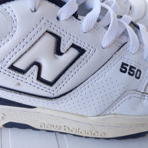 New Balance 550 sneakers size 42 used, white