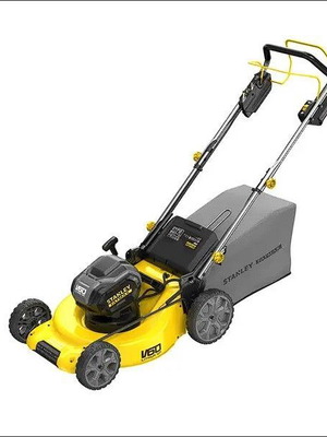Stanley V60 Self-Propelled Lawn Mower with Battery and Charger New