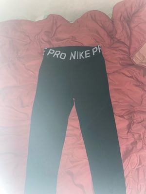 Nike Pro leggings used, black, size S