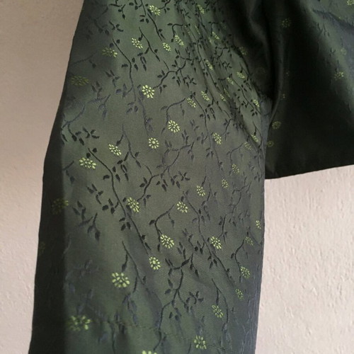 Swing bolero like new, size XXXL 46, green floral design