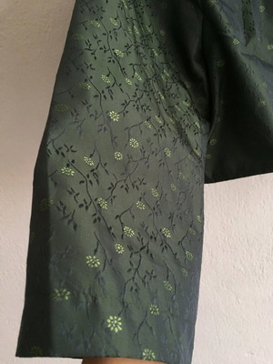Swing bolero like new, size XXXL 46, green floral design