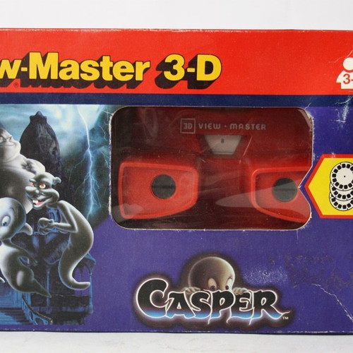VINTAGE 1994 VIEW MASTER CASPER MOVIE GIFT SET TYCO 3D VIEWER