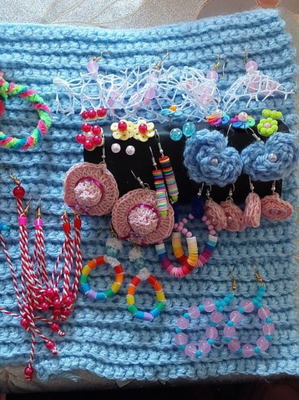 Handmade earrings new, unworn