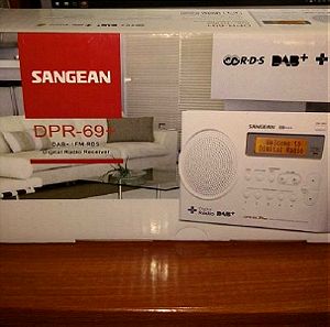 DIGITAL RADIO SANGEAN DPR-69 DAB+/FM-RDS  (ΛΕΥΚΌ)