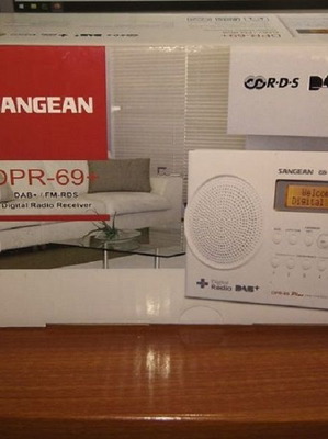 DIGITAL RADIO SANGEAN DPR-69 DAB+/FM-RDS  (ΛΕΥΚΌ)
