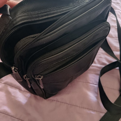 Men's shoulder bag, black