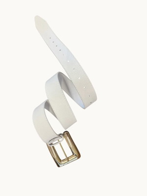 Vassia Kostara belt new with tags size M/L white