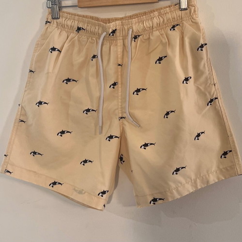 H&M swimwear used with orca print, size 164 cm