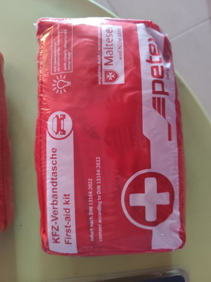 First-aid kits certified according to new law, pack of 2