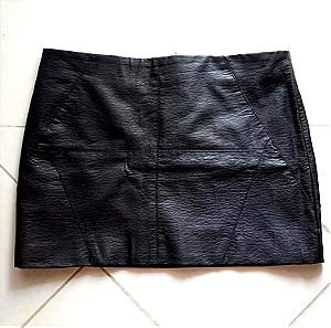 H&M DIVIDED mini pleather skirt s.46 - LIKE NEW!