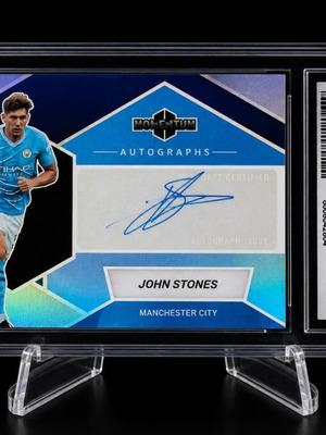 Daka John Stones Holoscene Numbered /19 Autograph CGC 10 Manchester City